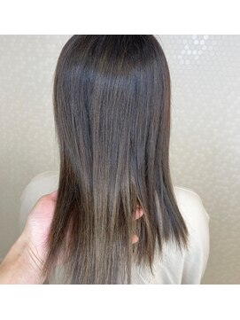 ヘアーアンドメイク ドレス(DRESS) オレンジ色消しアッシュベージュ＆水素トリートメント