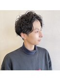 スパイラルメンズパーマ