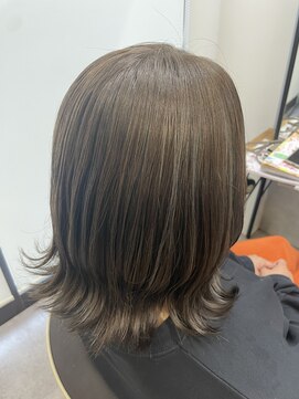 マキシ(MAXI) 切りっぱなしロブ★グレージュ★