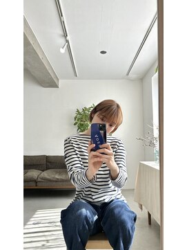 ムード タテマチ(mood tatemachi) ミルクベージュ/耳掛けボブ