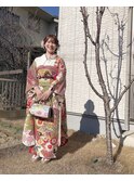 アップスタイル　着付け