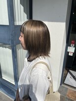 ヘアスペースブルーム エボリューション 庄内店(HAIR SPACE BLOOM evolution) 【庄内/ヘアカラー】ミントベージュ