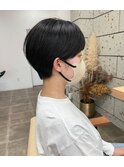ニュートラルなショートボブ/清いショートボブ/似合わせ/収まり