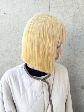 フリーラ 表参道(freera) ブリーチダブルカラーホワイトカラーインナーカラー裾カラー艶髪