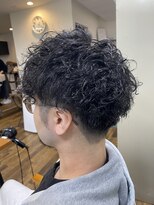 テーラヘアー 成田店(TELA HAIR)&nbsp;ショートマッシュ×スパイラルパーマ【TELA HAIR】