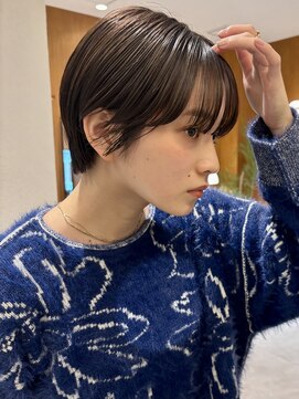 ヤイエ 青山店(yiye) マッシュショート丸みショートボブくびれショート黒髪ショート