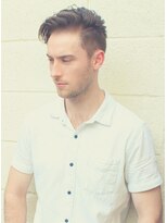 ジジバイワースホワイル(jiji by WORTH WHILE)&nbsp;アッシュブラックウルフマッシュパーマハイライト波巻きショート