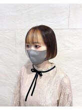 ファーレンピュアスウィート(fahren-pure-suite) インナーカラー/切りっぱなしボブ