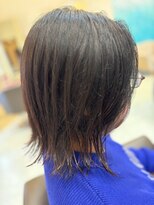 ビーグレイス シモエド店&nbsp;外ハネウルフレイヤー×40代人気スタイル