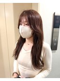 ロング顔まわりレイヤー