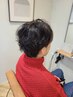 カット+ゆるふわパーマ(前処理剤+ミスト付き)　￥11990