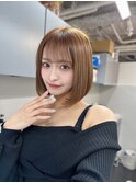 韓国ヘア　2wayバング  レイヤーカット ボブ  顔周り