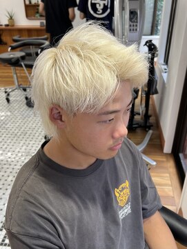 ザデイトウキョウ 表参道 青山(THE DAY TOKYO) ハイトーンウルフ/メンズカット/大人メンズ