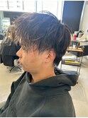 波巻きツイストスパイラルパーマ/フェザーパーマ/眉毛/メンズ