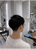 社会人◎秋の清潔感短髪!ナチュラルマッシュ刈り上げ