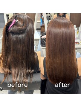 ウル バイ ドット(ulu by dot.) 【かがみ】オリーブベージュ/髪質改善キュアエステ/縮毛矯正