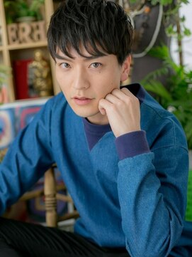 カバーヘア ブリス 上尾西口店(COVER HAIR bliss) ■ダークアッシュ束感ヘアグランマッシュ10上尾20代30代40代