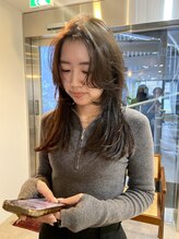 パープル(PURPLE)&nbsp;レイヤーカット/フェイスレイヤー/ロングレイヤー