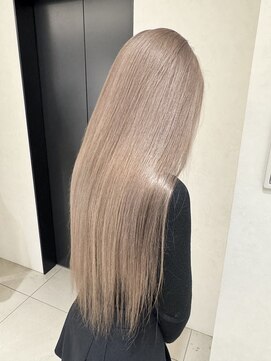 ホープ(hope) レイヤー/ロングレイヤー/ブリーチ/ミルクティーベージュ