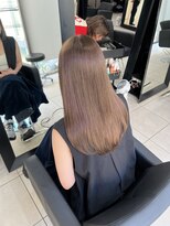 アクアオモテサンドウ(ACQUA omotesando) ☆ミディアムレイヤーブリーチなしダークグレーショコラカラー