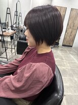 シャムオーツー 国分寺(CHAM:O2)&nbsp;丸みショート/透明感ベージュ/暗髪