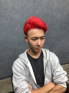 クレオ 福大通り店(CREO) 短髪×レッドカラー