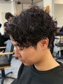フゥ 宇都宮戸祭(FeU) 宇都宮メンズカットメンズパーマ波巻きスパイラルパーマツイスパ