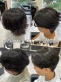 リード 渋谷店(REEED) 縮毛矯正で毛流れ作れます◎もちろん真っ直ぐにもできます!