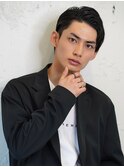 ハーフアップバングビジネス/バリカン刈り上げフェード/本厚木