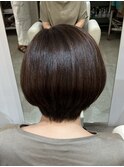 グラデーションボブ×オーガニックカラー