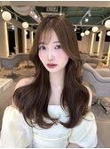 顔まわりカット/後れ毛/韓国ヘア/色気くびれヘア/レイヤーカット