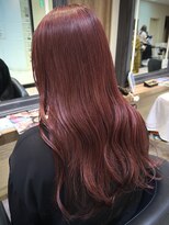 ケンジ 横須賀中央(KENJE)&nbsp;ｗカラーブリーチカラーブリーチなしｗカラー暖色カラーボルドー