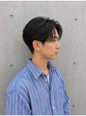 リバースセンターパート/曲がる縮毛矯正/酸性縮毛/毛流れ/新宿