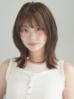 インセプション 銀座(INCEPTION)&nbsp;ミディアムレイヤー/前髪あり/顔まわりレイヤー/20代/30代