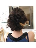 結婚式お呼ばれヘア