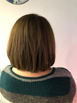 スタジオ アルファプラス 日暮里店(studio α+) 透明感アッシュ×ワンレン前下りボブ♪