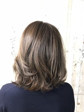 オッソ(OSSO) スモークアッシュグラデーション_ネイビーカラー