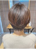 大人かわいいハンサム前髪◎ ◎ココアブラウン【センター北】