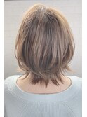 外ハネアッシュベージュ[似合わせカット/センター南駅]