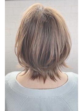 ニスル センター南店(NISURU） 似合わせカット/大人ガーリー/ダークアッシュ/着物/センター南