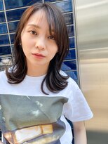 ソワリー 栄(THOiRY)&nbsp;THOiRY【女性らしい柔らかヘア】似合わせ小顔艶髪ゆる巻きロング