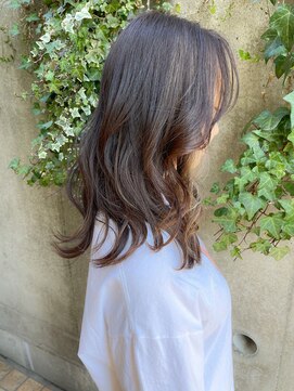 アルディ ユーカリが丘店(HARDI) 【星野】オリーブベージュ×ゆるふわミディアム☆