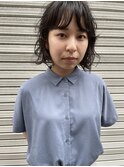 2021 ボブ×ウルフ×黒髪パーマ クロカワケンタ