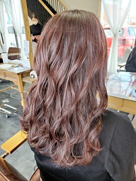 セットアップ 倉敷中庄店(SET-UP) 可愛い 上品 圧倒的艶髪 ピンク×バイオレット