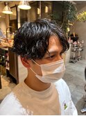 メンズパーマ/ツイストスパイラル／波巻き