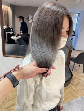 ロンド レア 天神大名店(Lond Le’a) グレージュ/くびれヘア/メルティカラー/ビタミンカラー/福岡