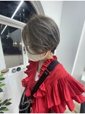 ショートBOB×大人ハイライト