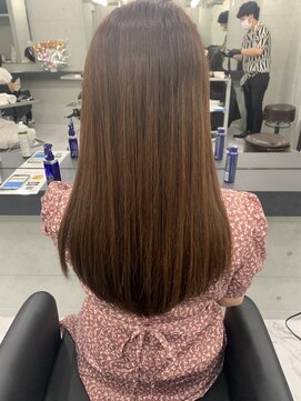 エンディアリング 東銀座(Endearing) ツヤ髪ロングサラサラ髪質改善トリートメントストレートヘア