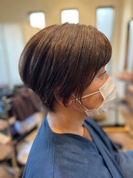 ヘアーレナータ 八王子(HAIR RENATA) 20代30代40代前下がりストレート大人ボブリップライン