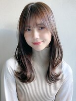リヤン 表参道(lyann)&nbsp;ミディアムレイヤーカット 大人ガーリー似合せダークアッシュ☆